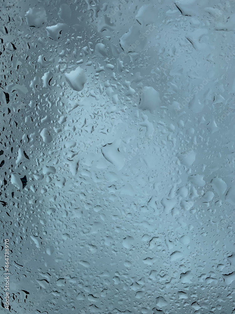 drops of water on the window drops of water on the window