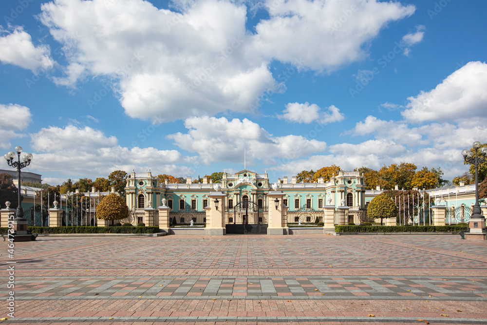 Mariinskyi Palace - the official ceremonial residence of the President of Ukraine in Kyiv.
