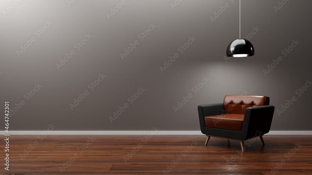 nterior decoration room wood floor wall and armchair nterior decoration room wood floor wall and armchair