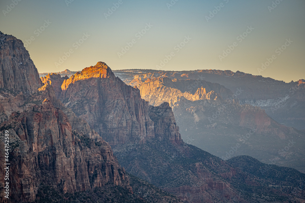 Morning Light View From Angels Landing