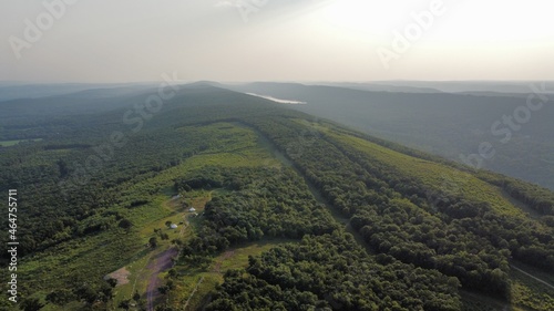 view from the top of the hill