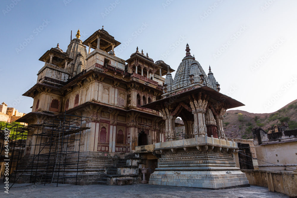 インド　ジャイプルのジャガット・シロマーニ寺院