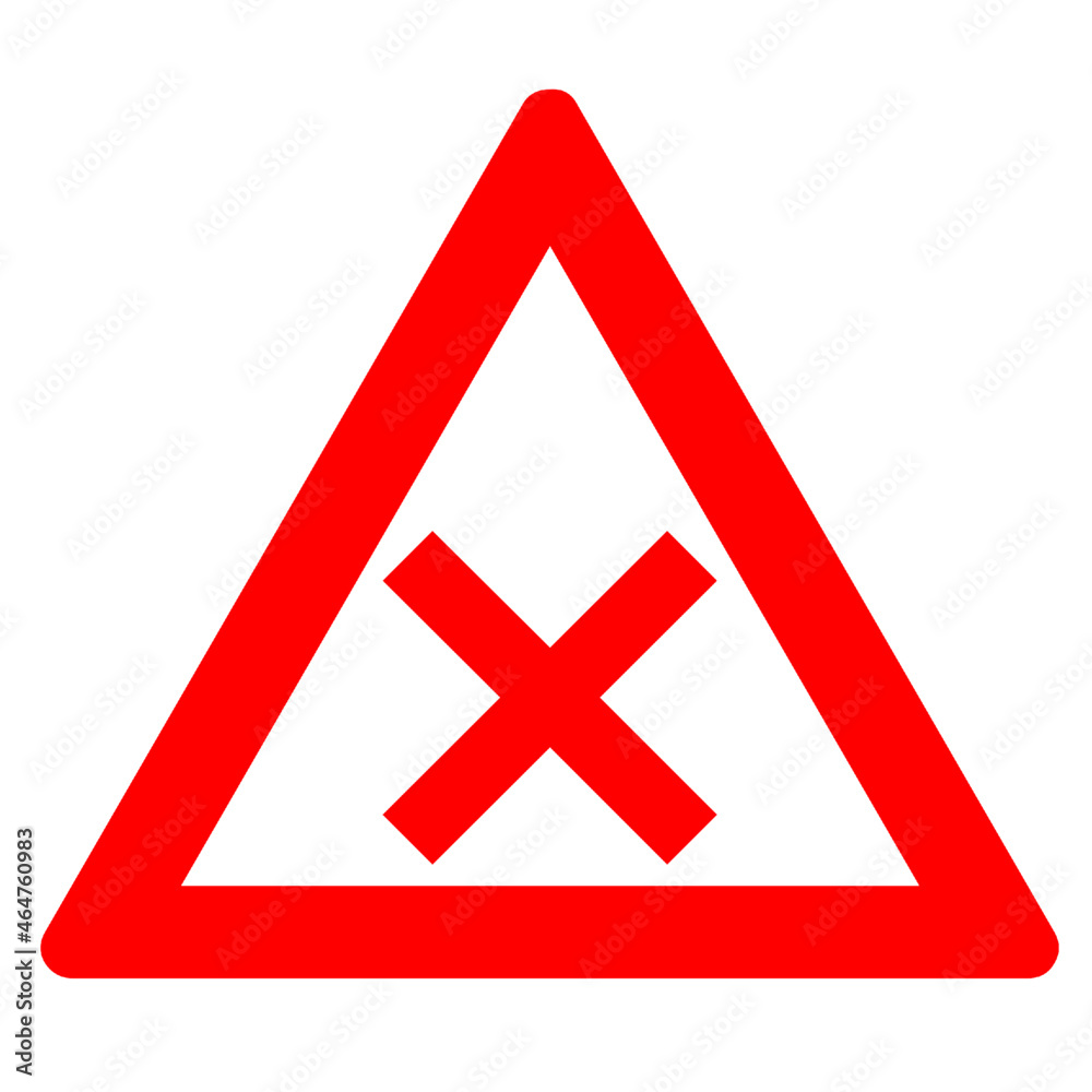 red triangle transportation road enter warning red triangle transportation road enter warning