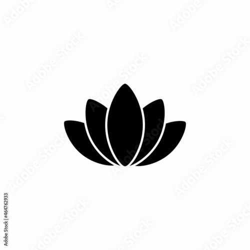 lotus flower icon set  lotus flower vector set