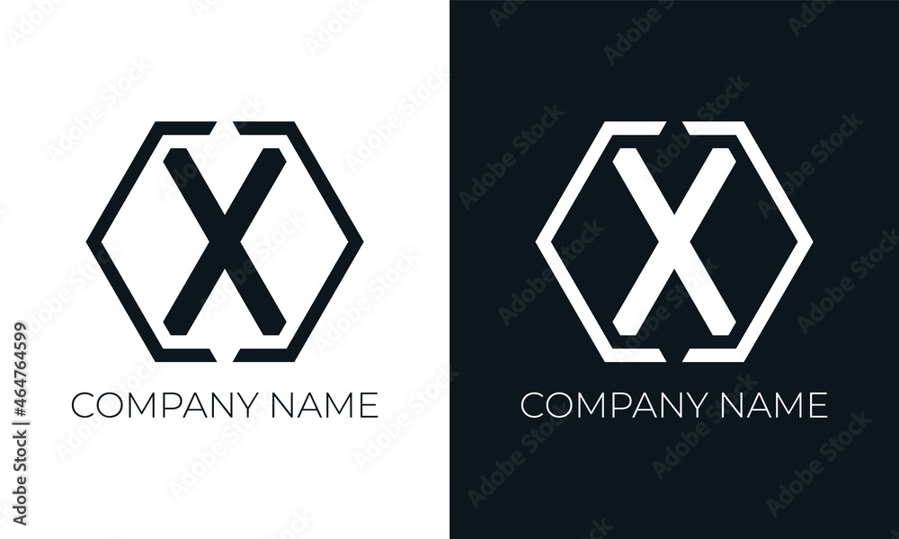 Initial letter x logo vector design template. Creative modern trendy x typography and black colors. Initial letter x logo vector design template. Creative modern trendy x typography and black colors.