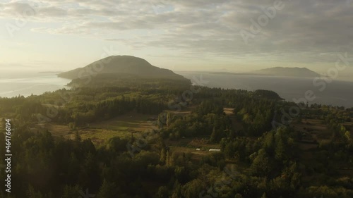 Sunrise Over Lummi Island, Washington. Lummi Island has become a destination for it's world class restaurant, nature preserves, and a vibrant artist community. But it still retains its rural character