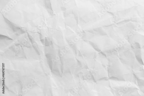 The texture of white paper is crumpled. Background for various purposes.