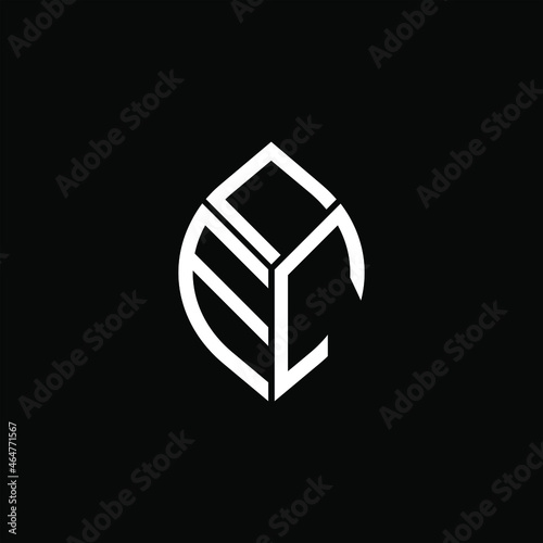 CEC letter logo creative design. CEC unique design
 photo