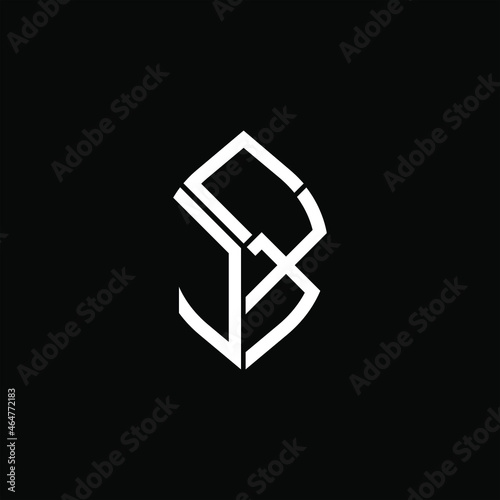 CJX letter logo creative design. CJX unique design
