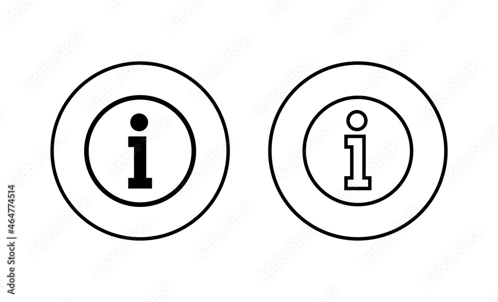Information sign icons set. about us sign and symbol. question mark icon Information sign icons set. about us sign and symbol. question mark icon