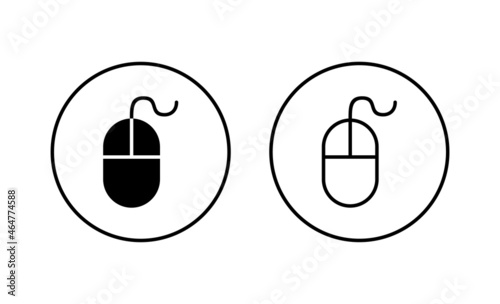 Mouse icons set. click sign and symbol. pointer icon vector.
