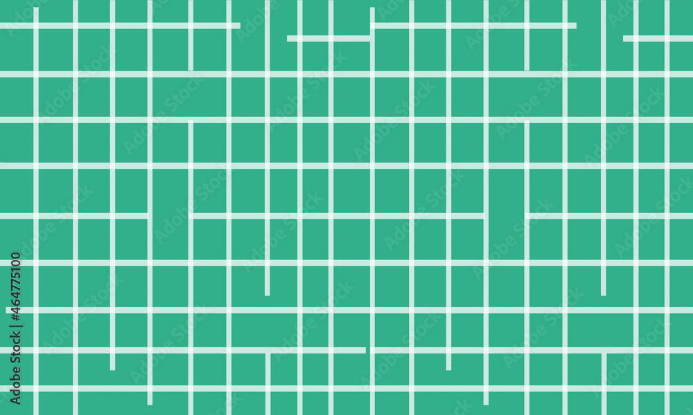light green background with white grid squares