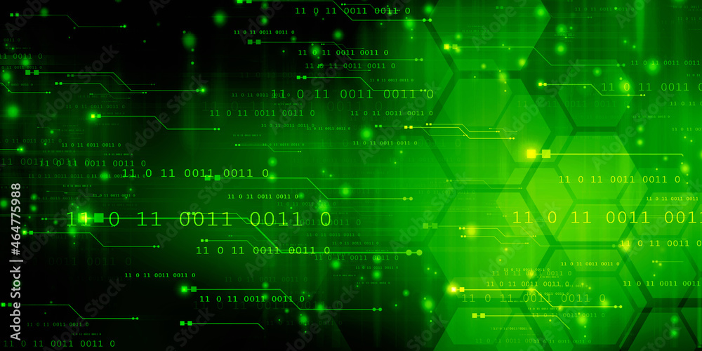 2d illustration abstract digital binary data on computer screen 2d illustration abstract digital binary data on computer screen