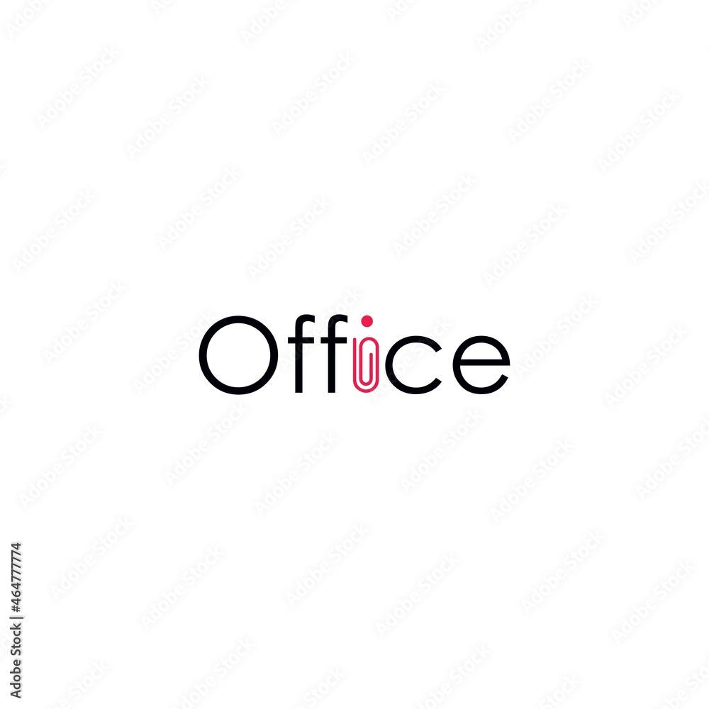 office - business logo design vector
