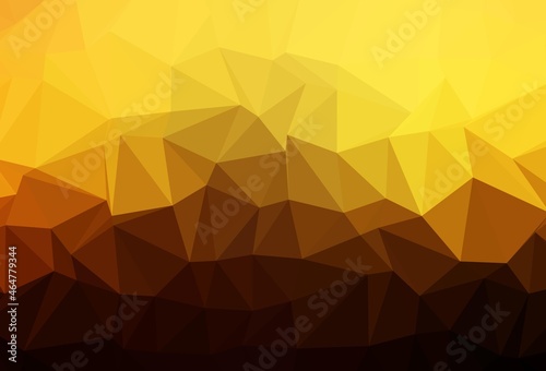 Dark Orange vector abstract mosaic pattern.