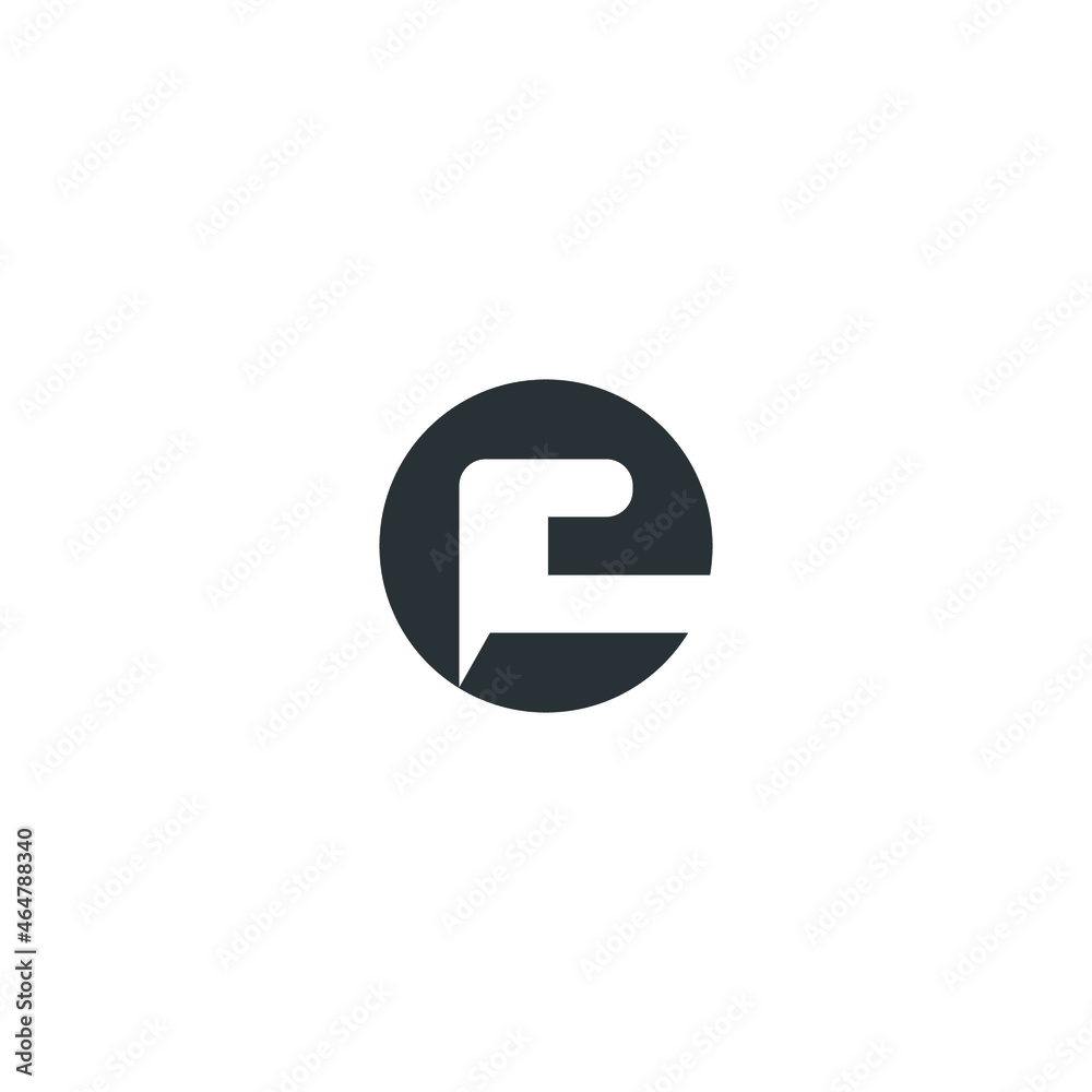 Letter E chat communication logo design template Letter E chat communication logo design template