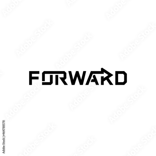 Forward wordmark, business logo design.
