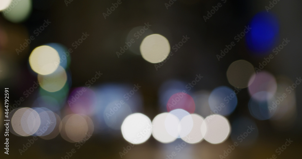 Blur of city view at night Blur of city view at night
