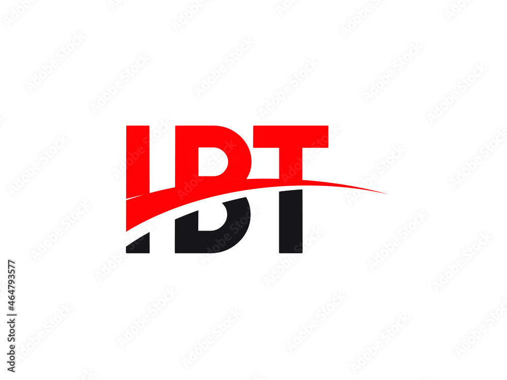 IBT Letter Initial Logo Design Vector Illustration IBT Letter Initial Logo Design Vector Illustration