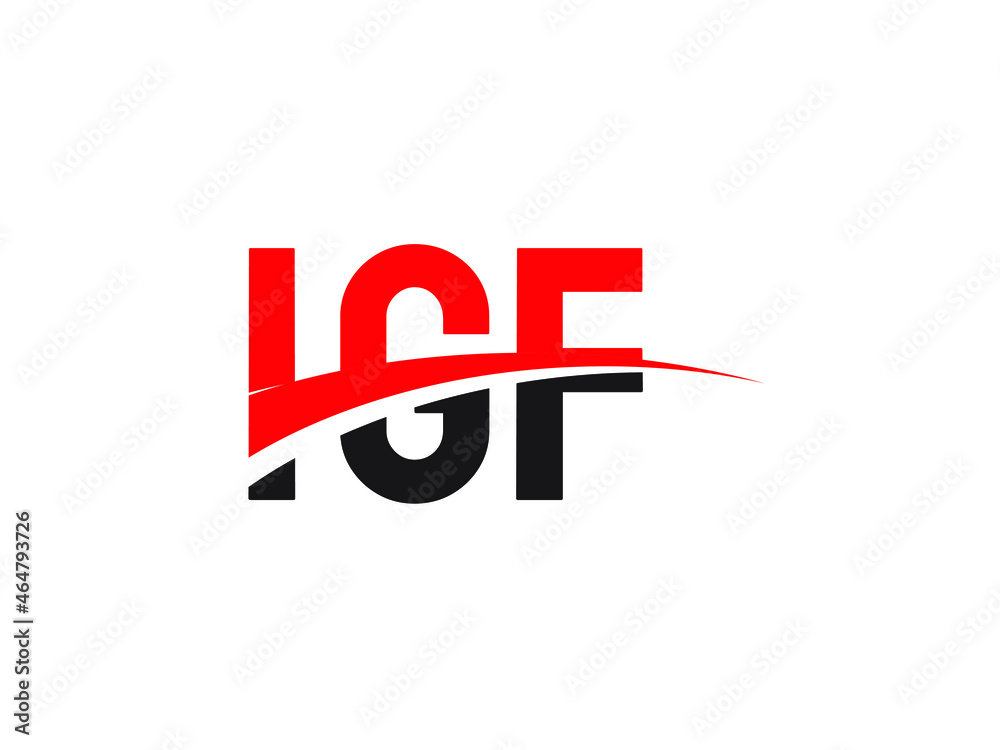 Obraz premium IGF Letter Initial Logo Design Vector Illustration