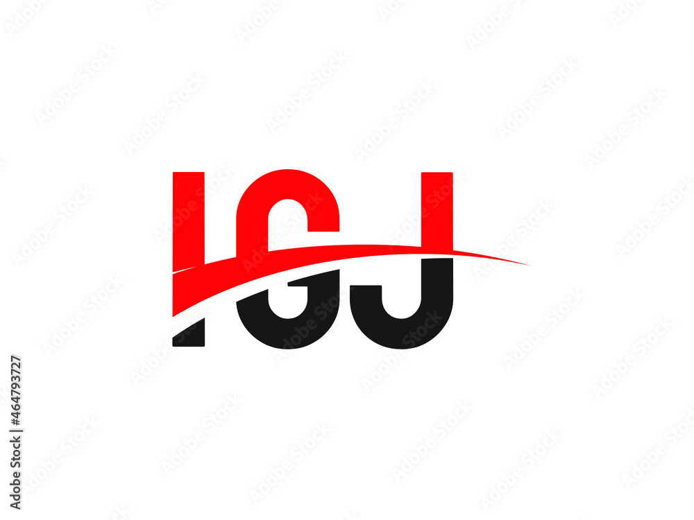 IGJ Letter Initial Logo Design Vector Illustration IGJ Letter Initial Logo Design Vector Illustration
