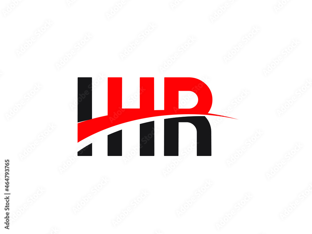 Obraz premium IHR Letter Initial Logo Design Vector Illustration