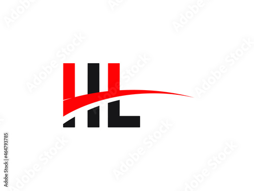 IIL Letter Initial Logo Design Vector Illustration photo