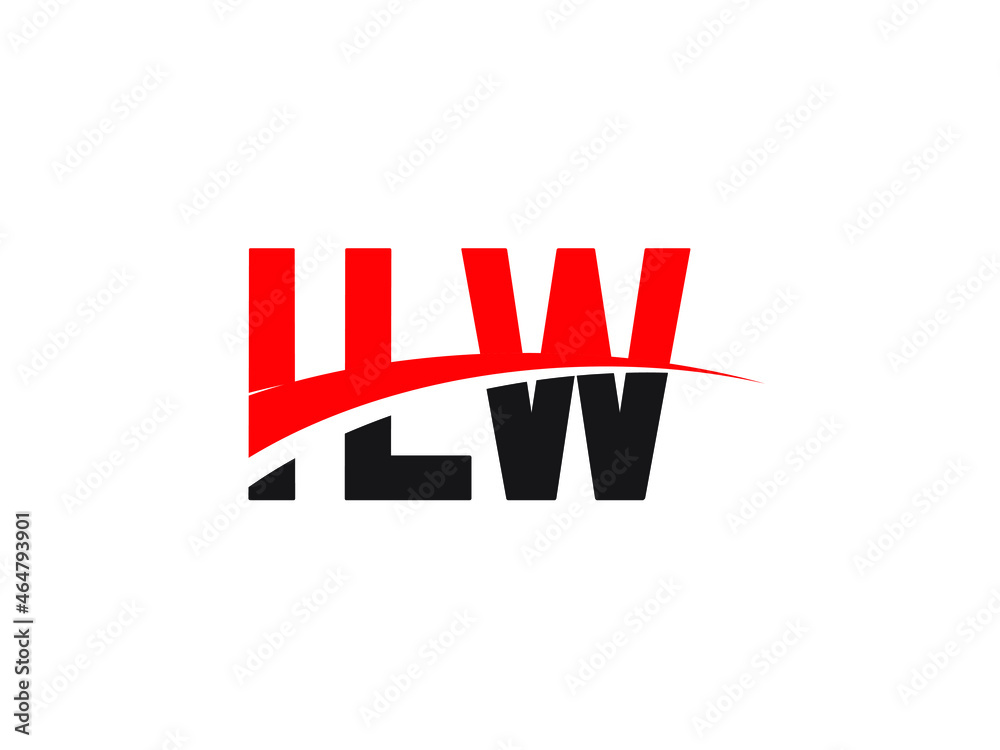 ILW Letter Initial Logo Design Vector Illustration