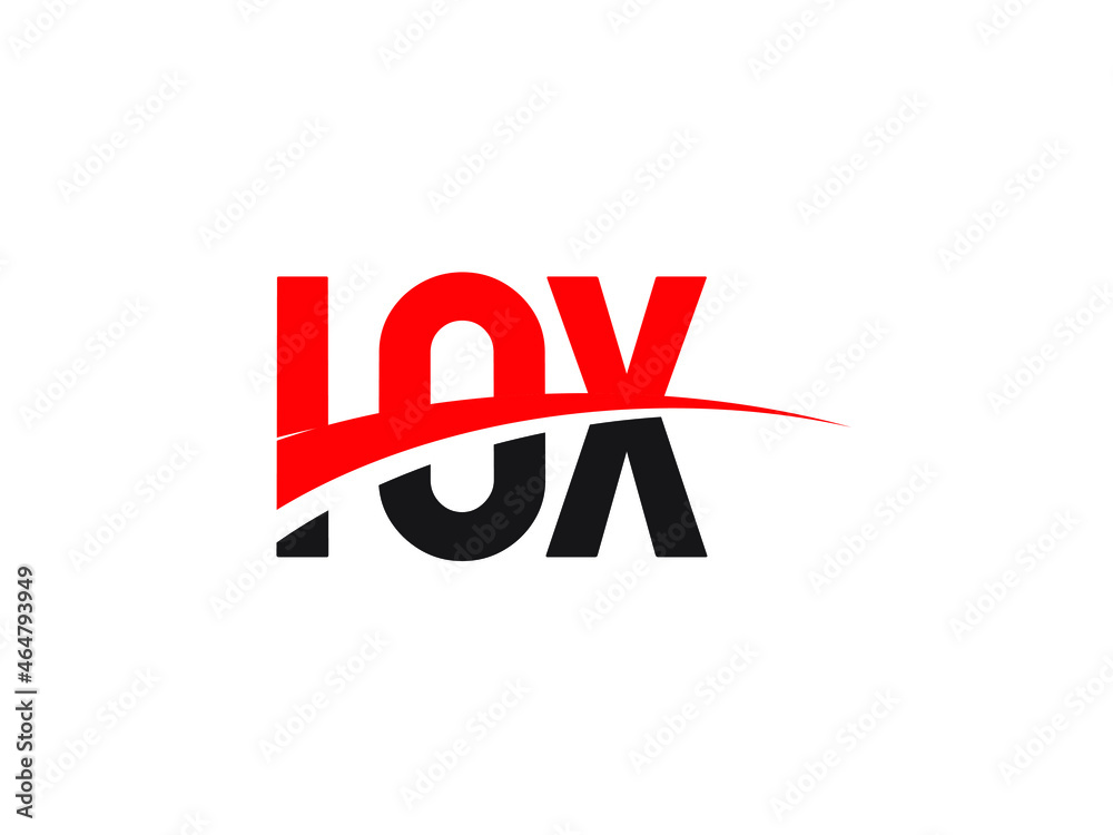 IOX Letter Initial Logo Design Vector Illustration IOX Letter Initial Logo Design Vector Illustration