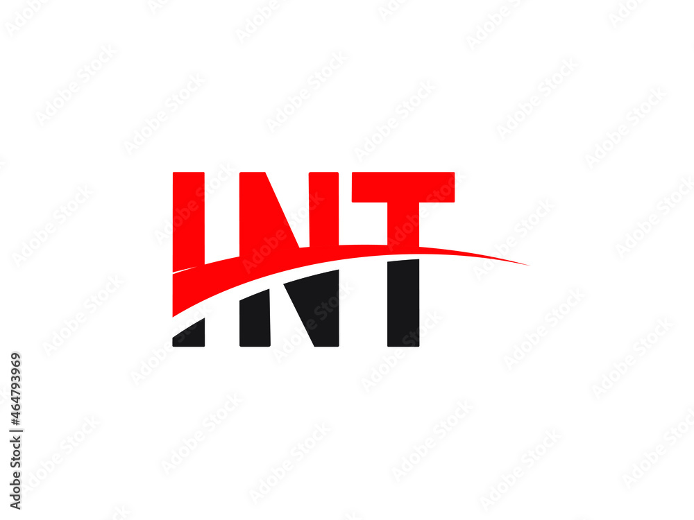 Fototapeta premium INT Letter Initial Logo Design Vector Illustration
