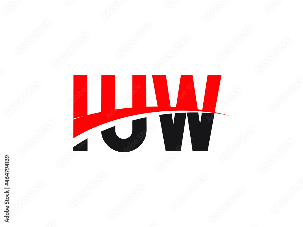 IUW Letter Initial Logo Design Vector Illustration IUW Letter Initial Logo Design Vector Illustration