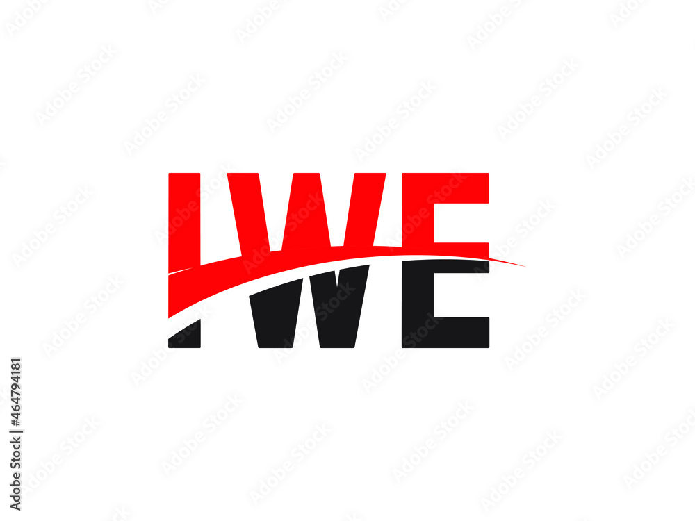 IWE Letter Initial Logo Design Vector Illustration IWE Letter Initial Logo Design Vector Illustration