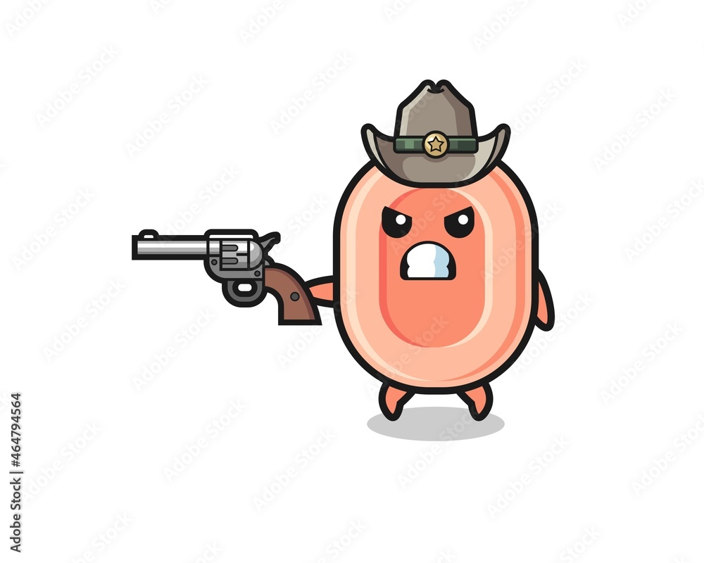 the soap cowboy shooting with a gun the soap cowboy shooting with a gun