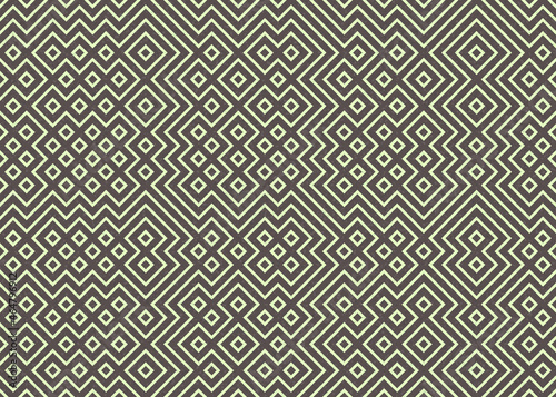 Abstract Geometric Pattern generative computational art illustration