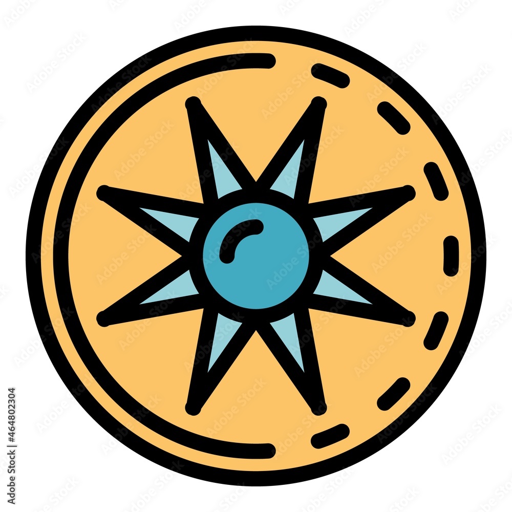 Aircraft repair symbol icon. Outline aircraft repair symbol vector icon color flat isolated Aircraft repair symbol icon. Outline aircraft repair symbol vector icon color flat isolated