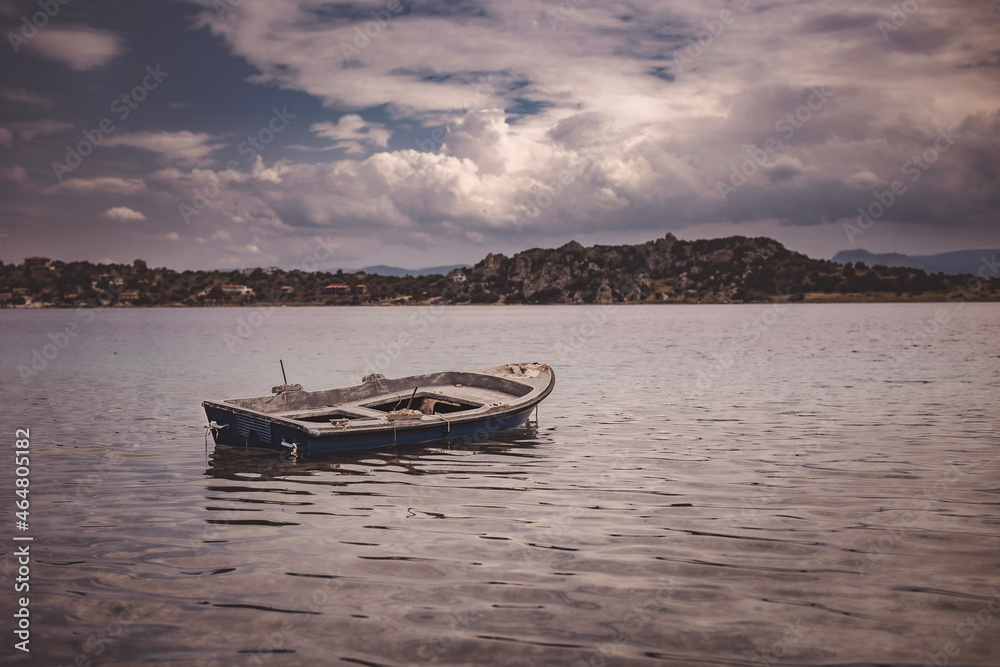 boat on the sea