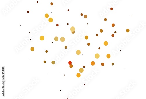 Light Orange vector texture with disks.