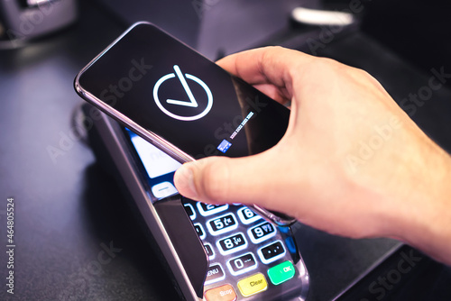 Canvastavla Paying with phone