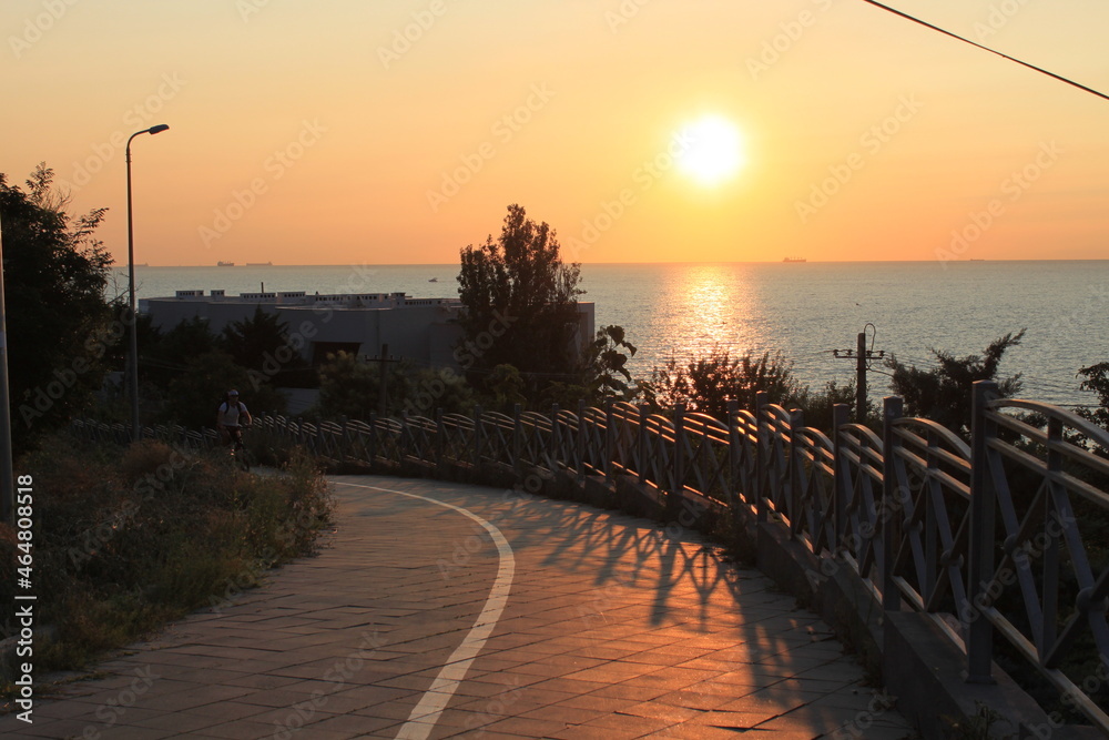 Obraz premium sunset on the beach