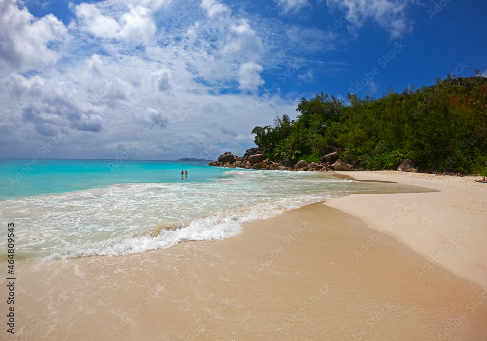 Beautiful beach view of tropical landscape Beautiful beach view of tropical landscape