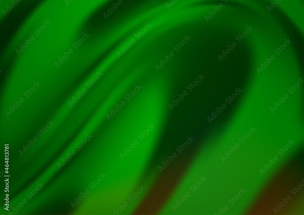 Obraz premium Light Green vector background with bent lines.