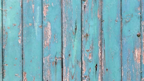 old wood  turquoise texture, wooden old boards as a backgrund 
