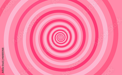 Colorful spiral background. Hypnotic  dynamic vortex. Vector illustration