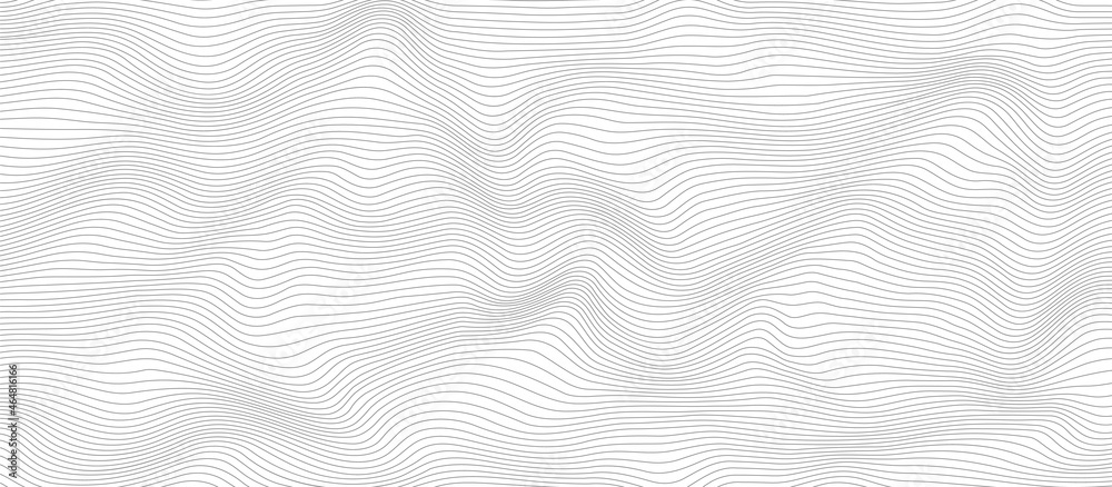 background with abstract vector wave lines pattern
 - obrazy, fototapety, plakaty 