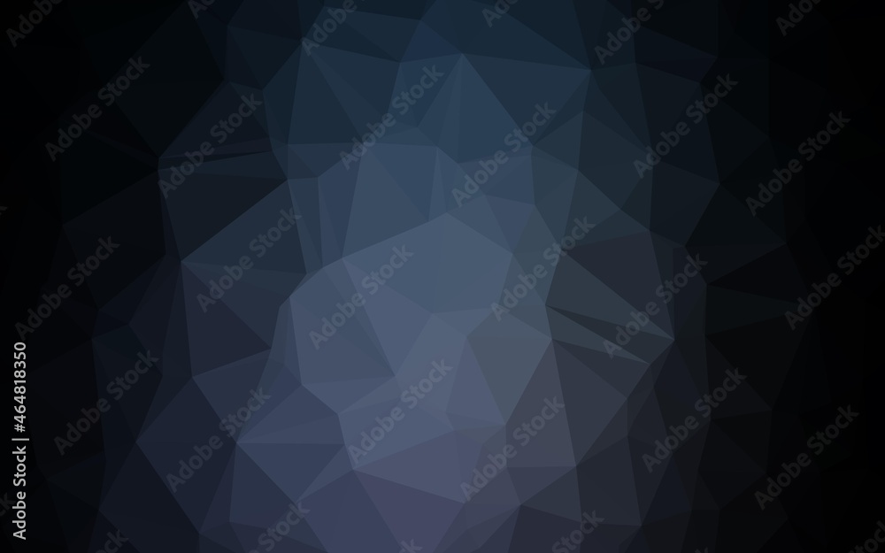 Dark Black vector low poly texture. Dark Black vector low poly texture.