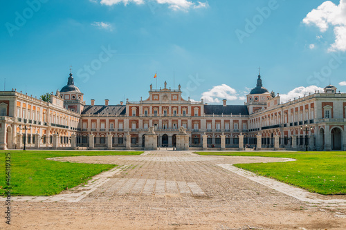 royal palace site of the villa de aranjuez, madrid, spain