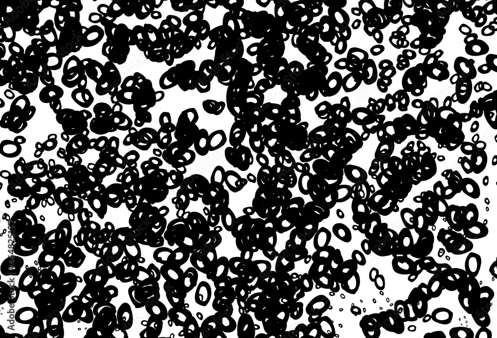 Black and white vector cover with spots. Black and white vector cover with spots.