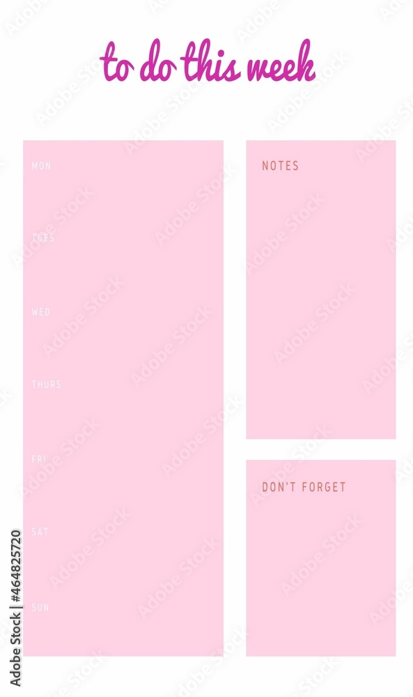 Pink To Do List