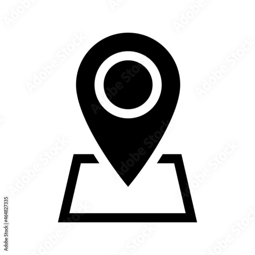 location icon on white background 