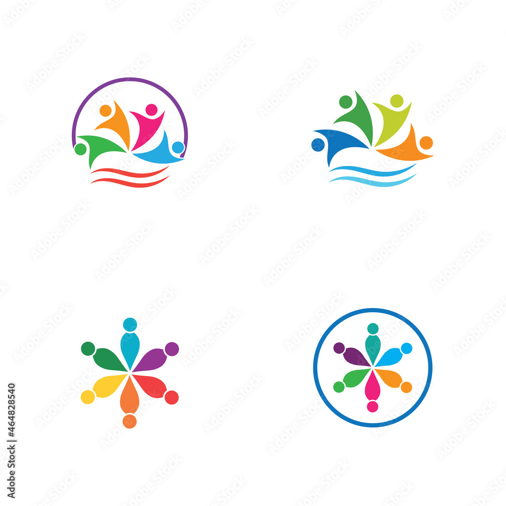 Fototapeta premium Community, network and social icon